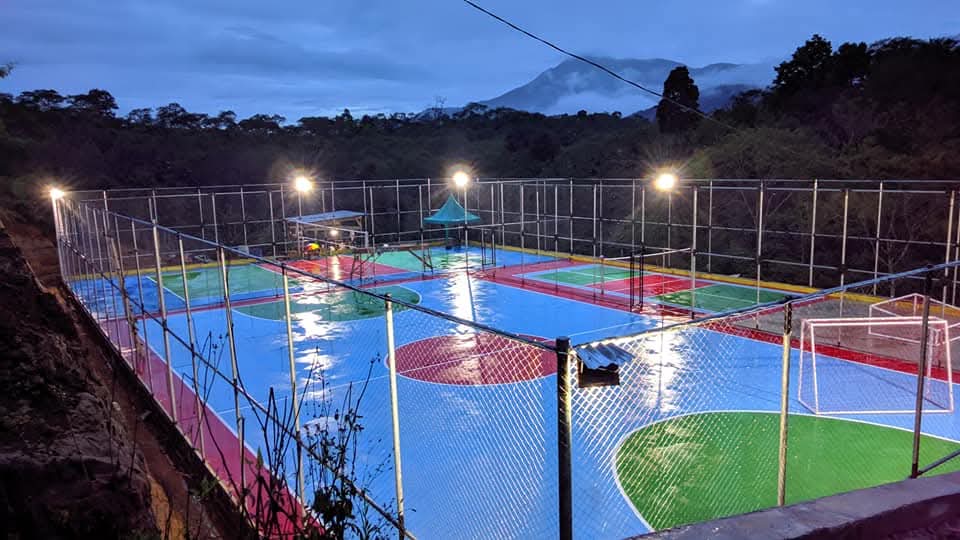 sarana olah raga Kampung Darul Aman 